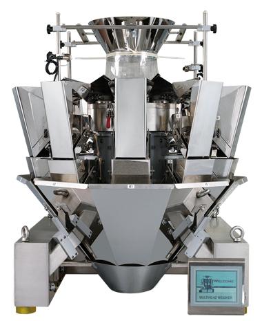 Multi head weigher for automated weighing 10 head